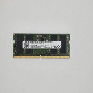 Micron 16GB 1RX8 DDR5 PC5-5600B SODIMM Memory RAM MTC8C1084S1SC56BD1  Laptop