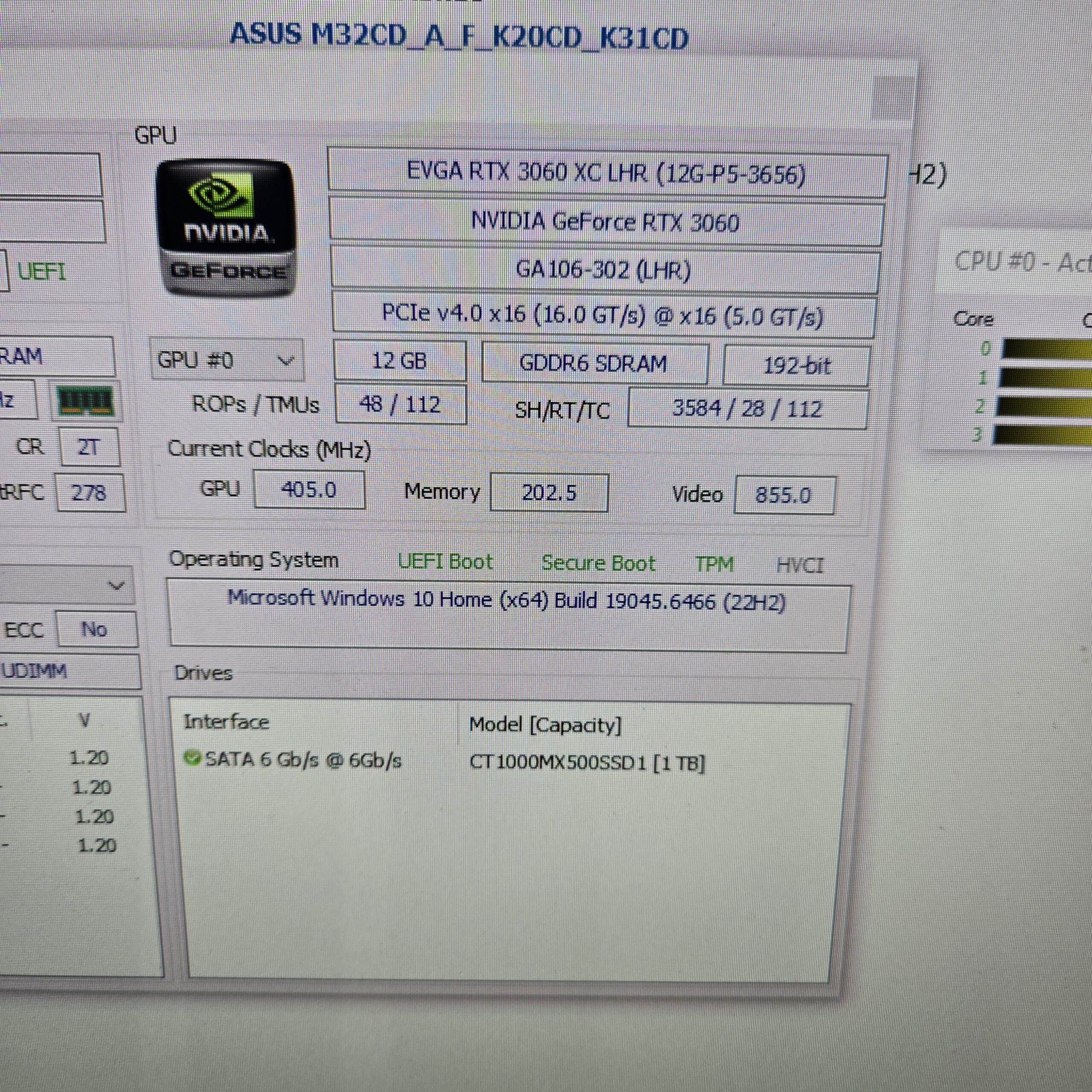 EVGA RTX 3060 XC GAMING LHR 12GB 12G-P5-3656 Tested w/ Box GPU - Image 8