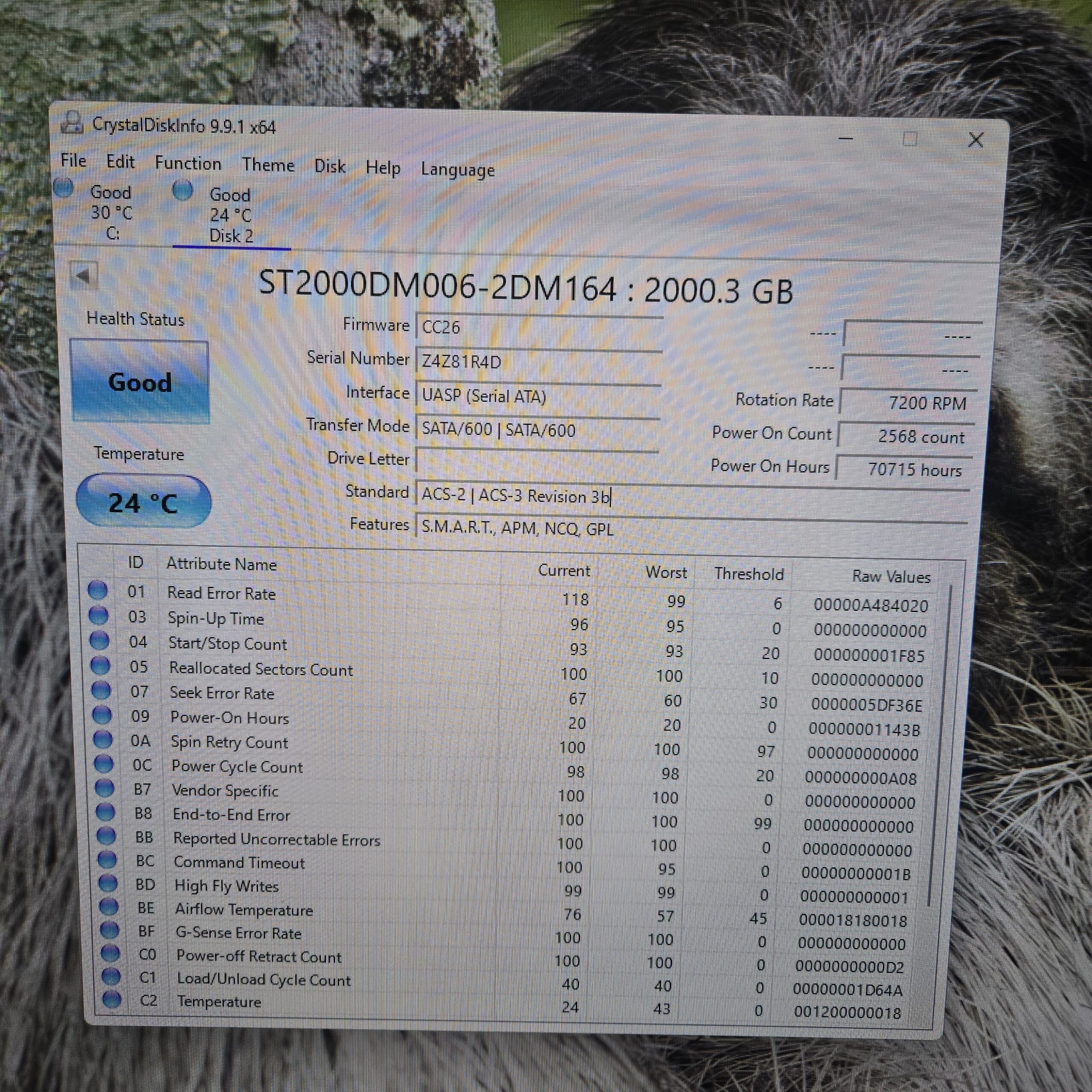 Seagate Barracuda 2TB 3.5" SATA HDD ST2000DM006 Internal Hard Drive Tested Good - Image 4