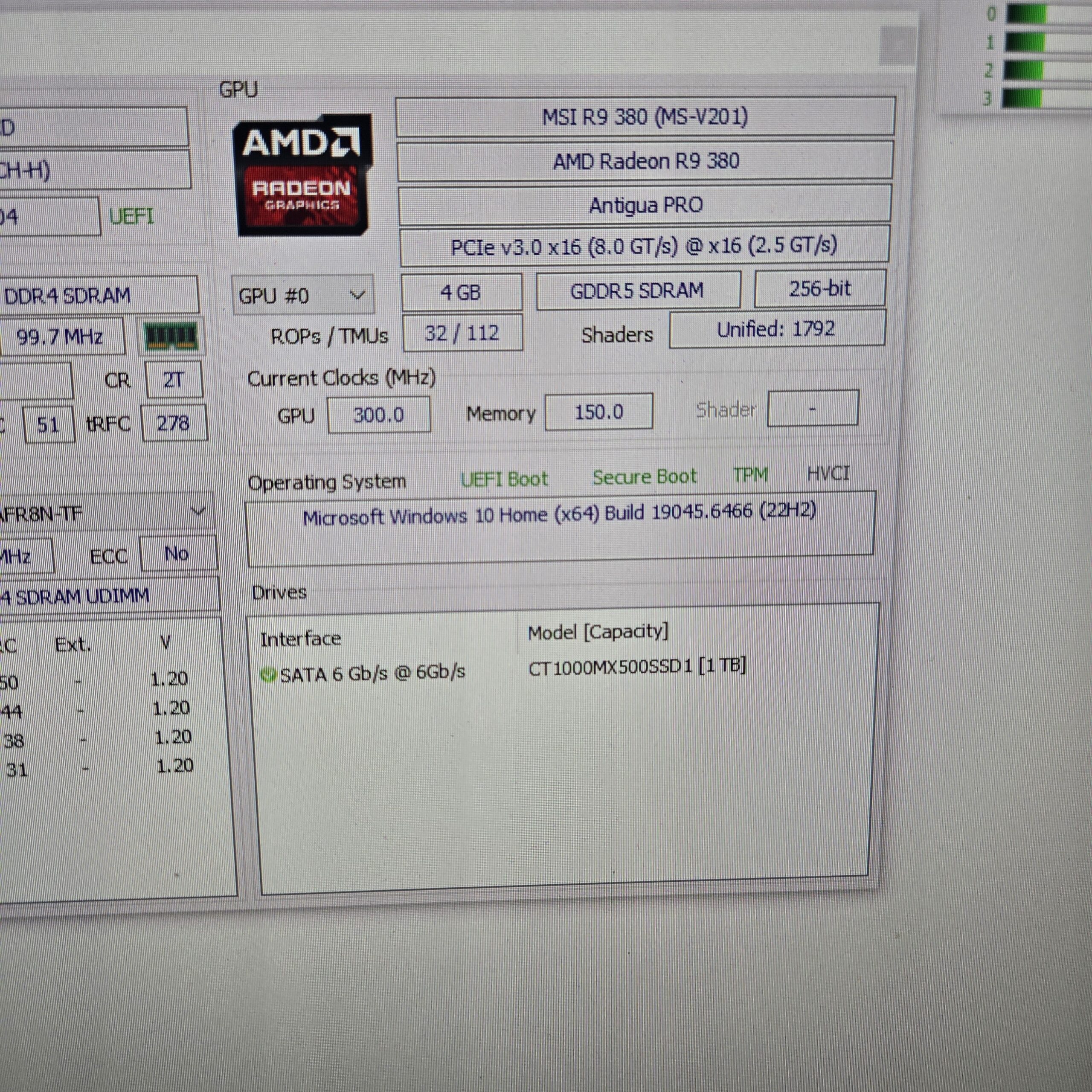 MSI R9 380 GAMING 4G 4GB GDDR5 Graphics Card - LED Light - Tested & Working - Image 6