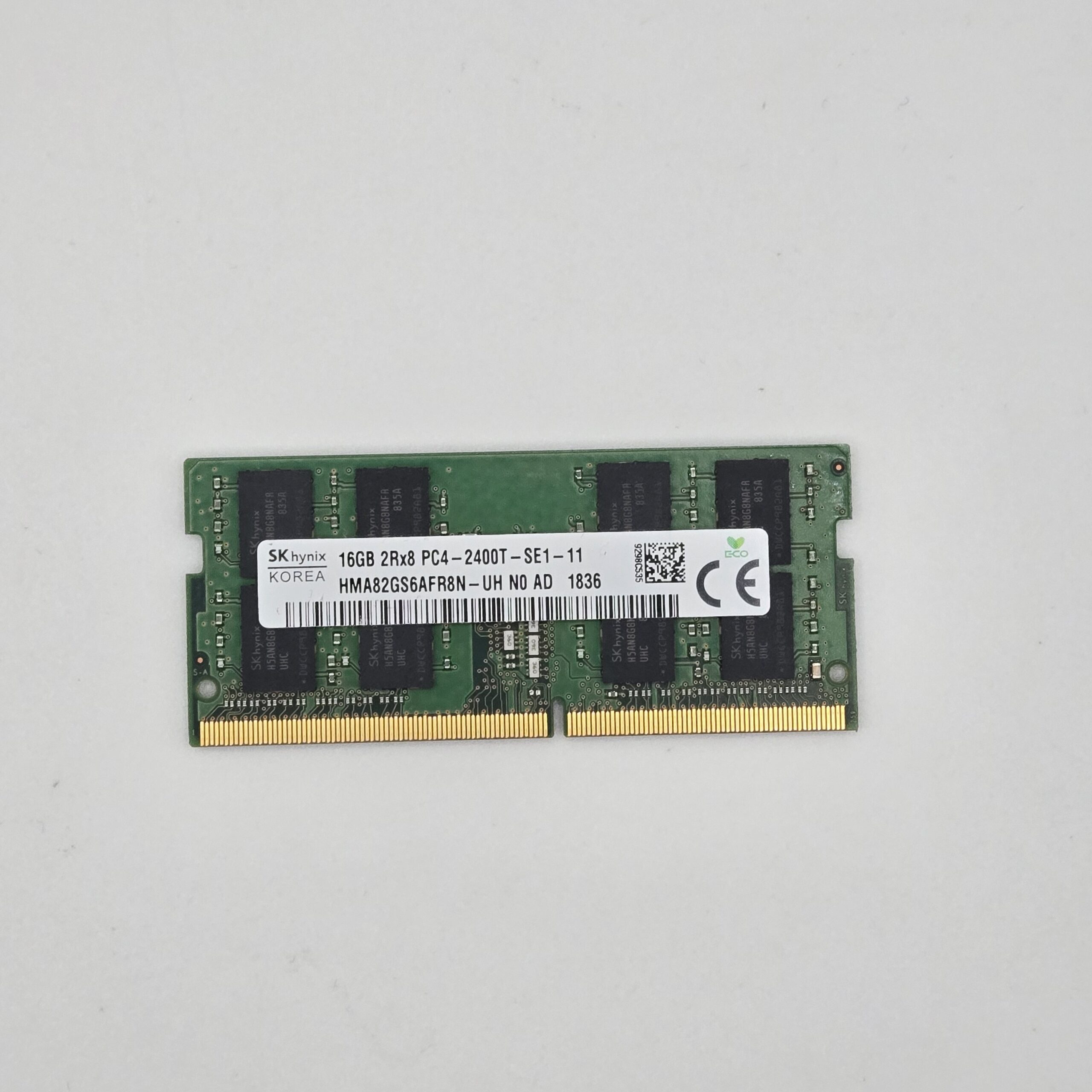 SK Hynix 16GB DDR4 2400MHz PC4-2400T SODIMM Laptop RAM (HMA82GS6AFR8N)