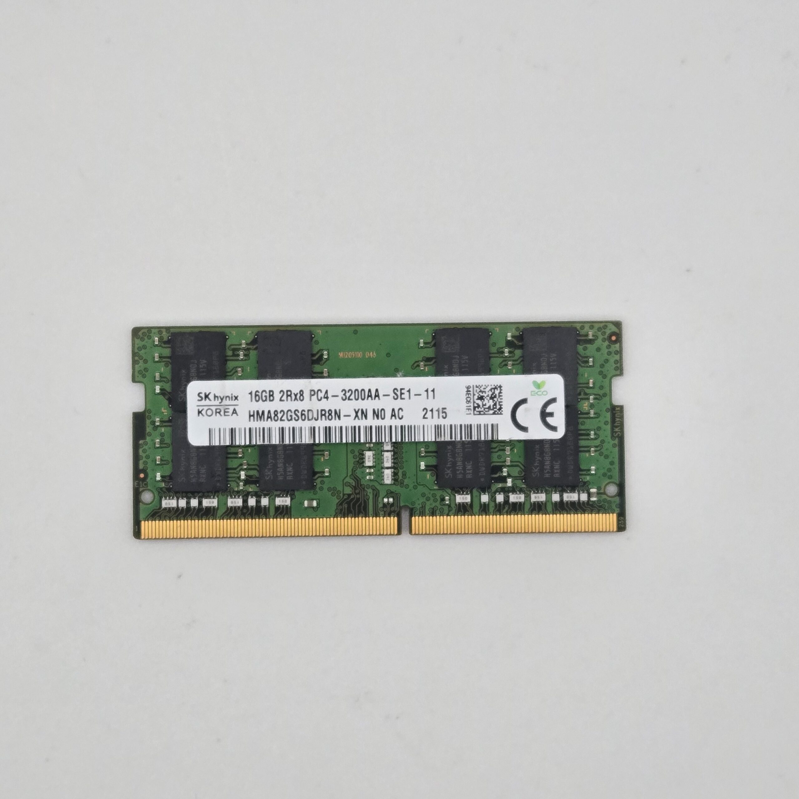 SK Hynix 16GB DDR4 3200MHz PC4-3200AA SODIMM Laptop RAM (HMA82GS6DJR8N)