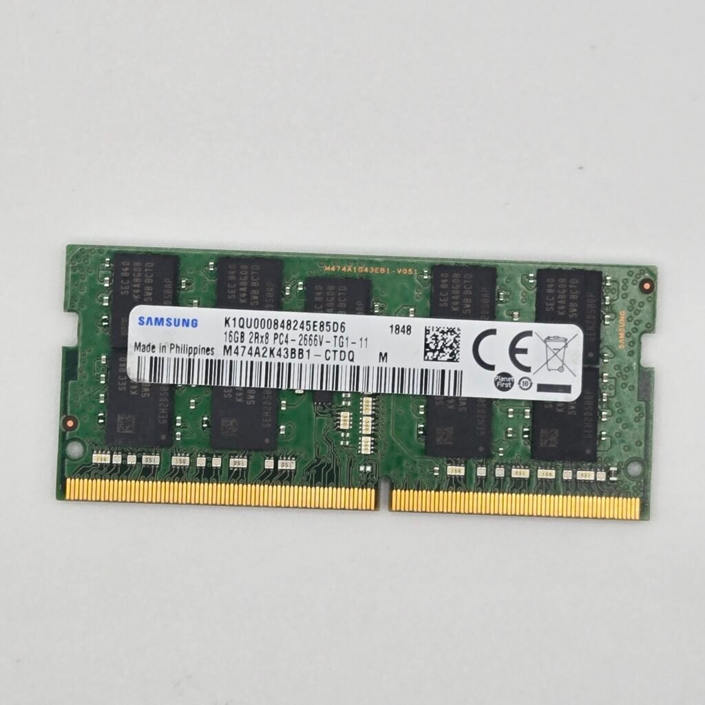 Samsung 16GB DDR4 2666MHz PC4-2666V SODIMM Laptop RAM (M474A2K43BB1)