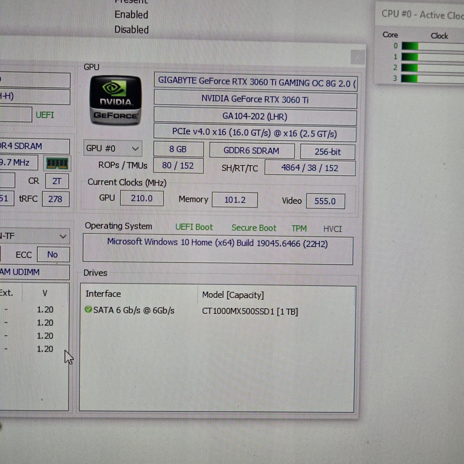 Gigabyte RTX 3060 Ti GAMING OC 8G Rev2.0 8GB RGB Lights Fresh Paste & Pads - Image 8