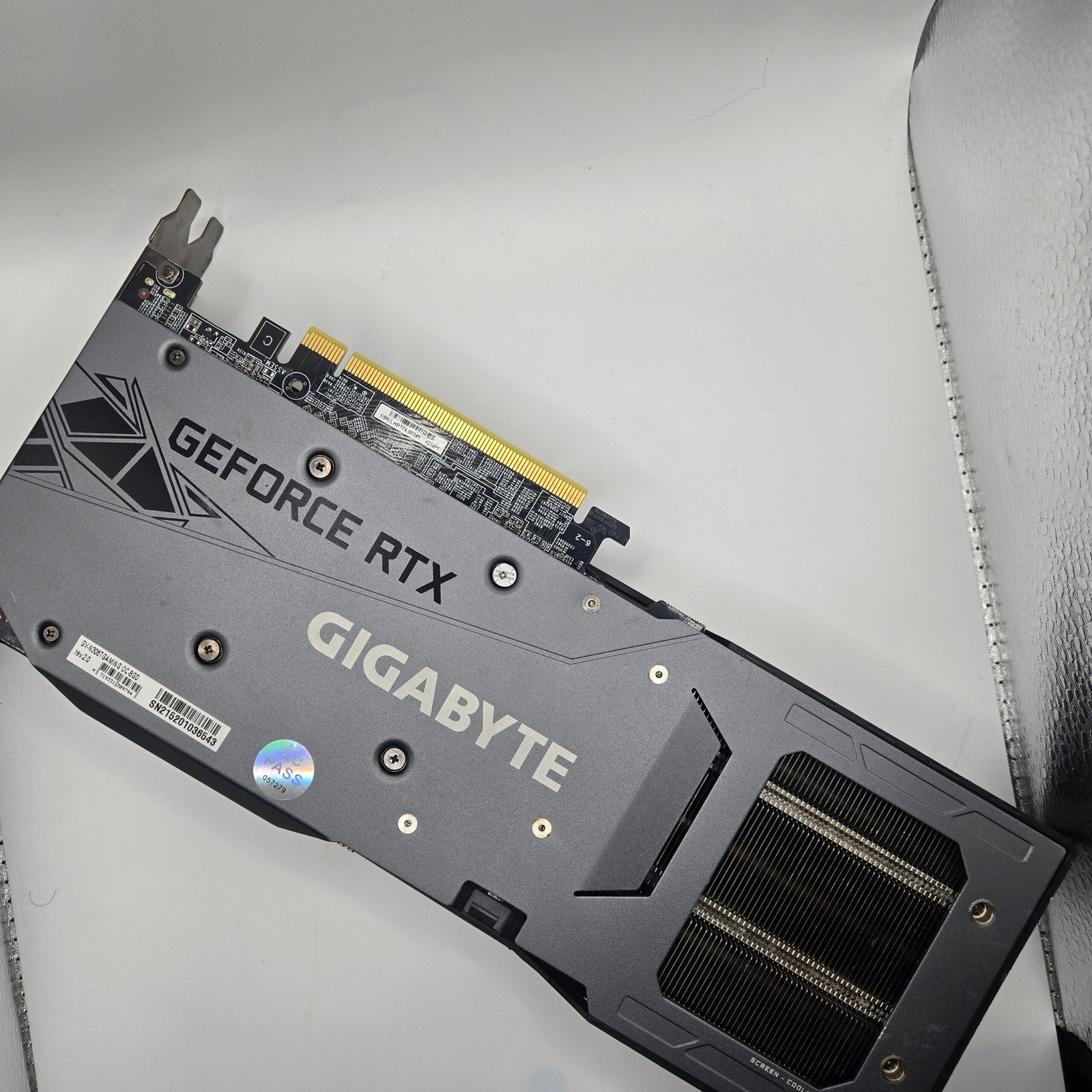 Gigabyte RTX 3060 Ti GAMING OC 8G Rev2.0 8GB RGB Lights Fresh Paste & Pads - Image 3
